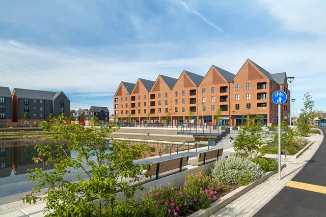 Canal Quarter at Kingsbrook, Aylesbury, Buckinghamshire — photo 1