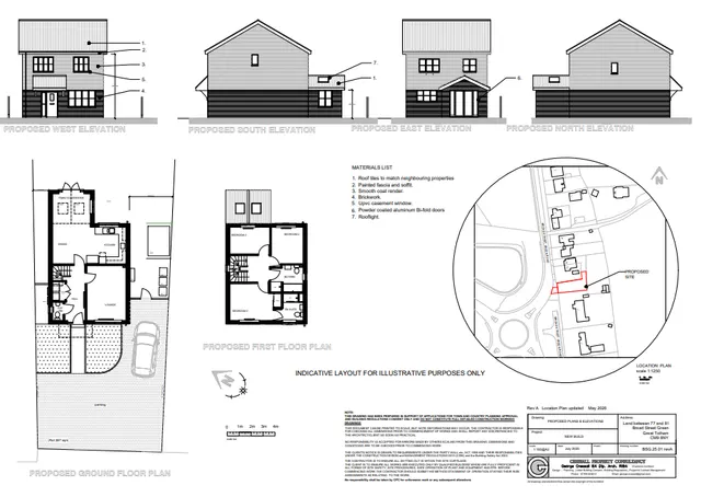 Photo 3 — Land between 77 & 81 Broad Street Green Road, Great Totham, Maldon, Essex, CM9 8NY
