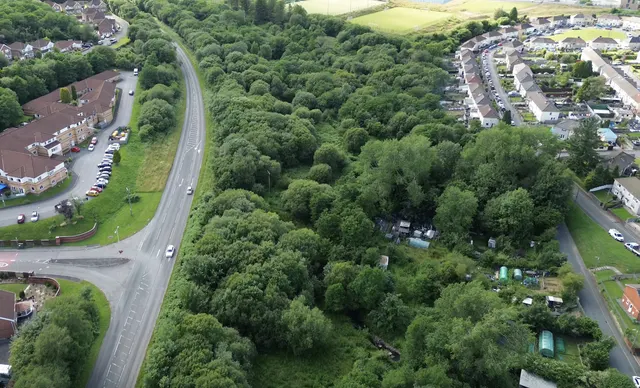North side of A4093, Tonyrefail, CF39, photo 1