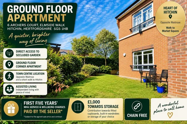 1 bedroom retirement property, Elmside Walk, Hitchin, SG5