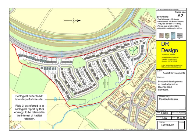 land, Blaenau Road, Llandybie, SA18