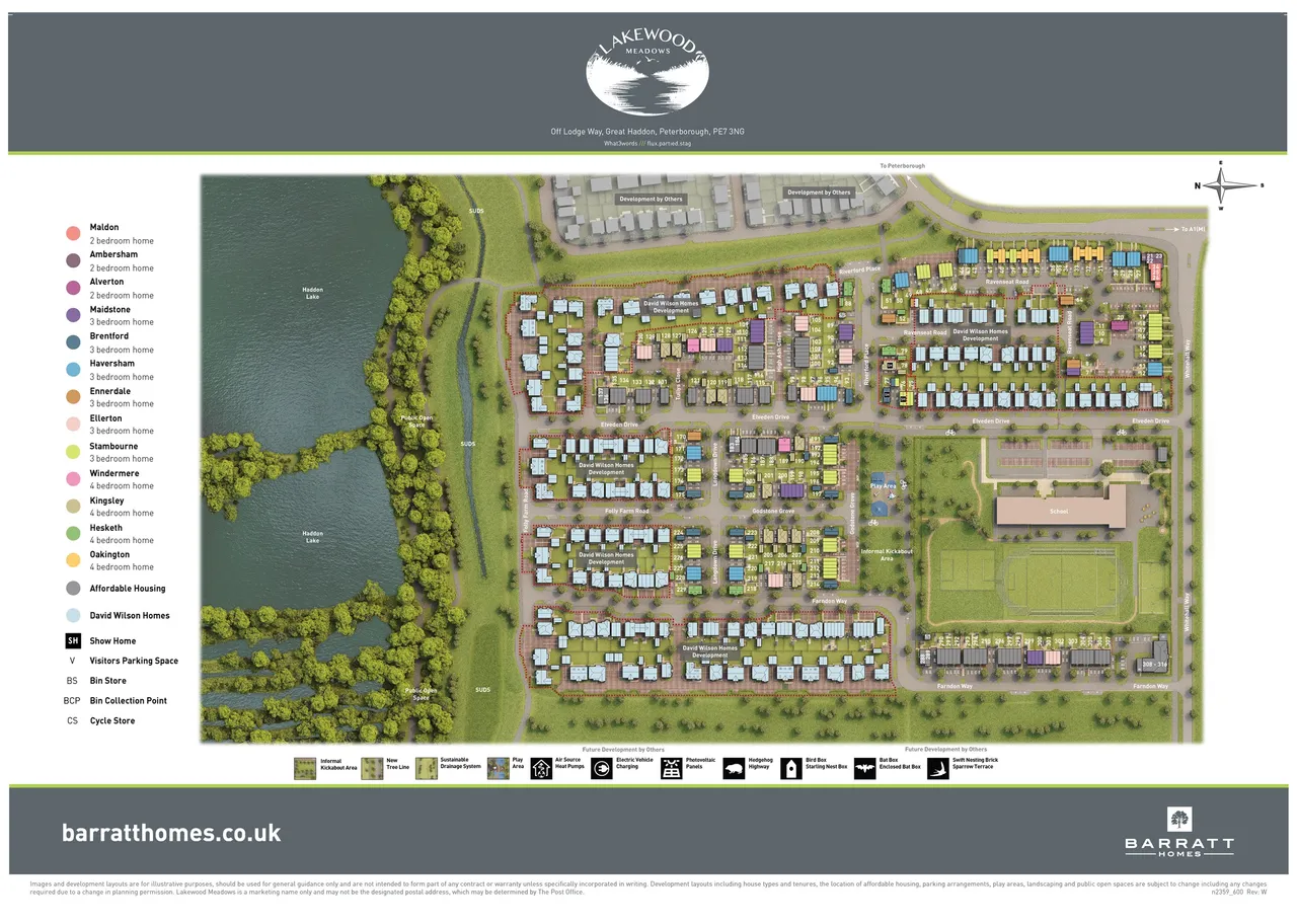 Barratt Homes at Lakewood Meadows, Peterborough: new homes by Barratt Homes