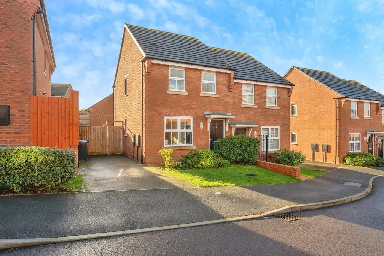 Semi-detached brick homes
