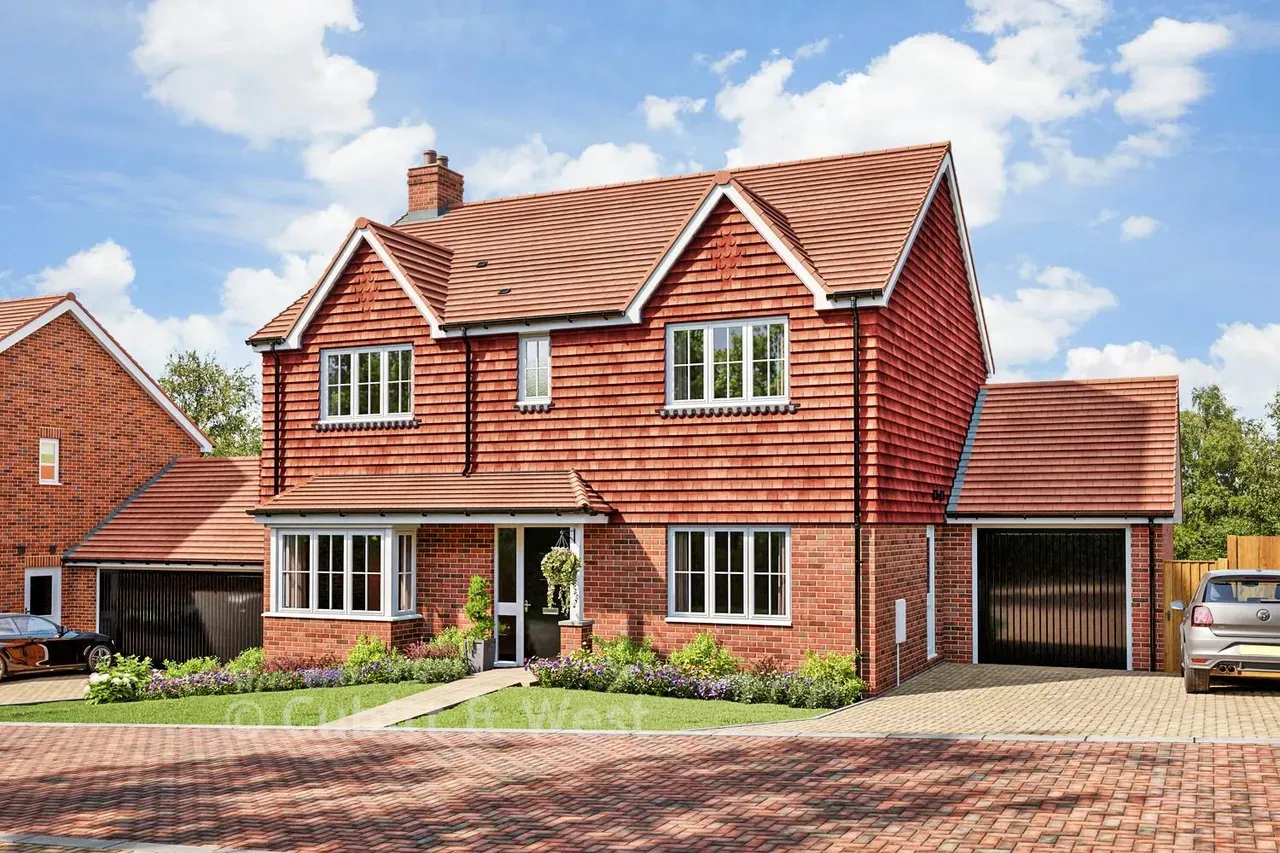 Detached tile-hung family home