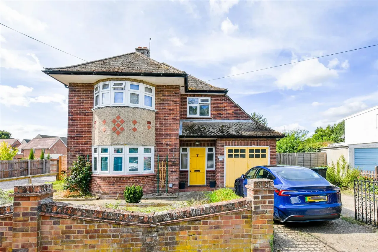Brick detached house exterior
