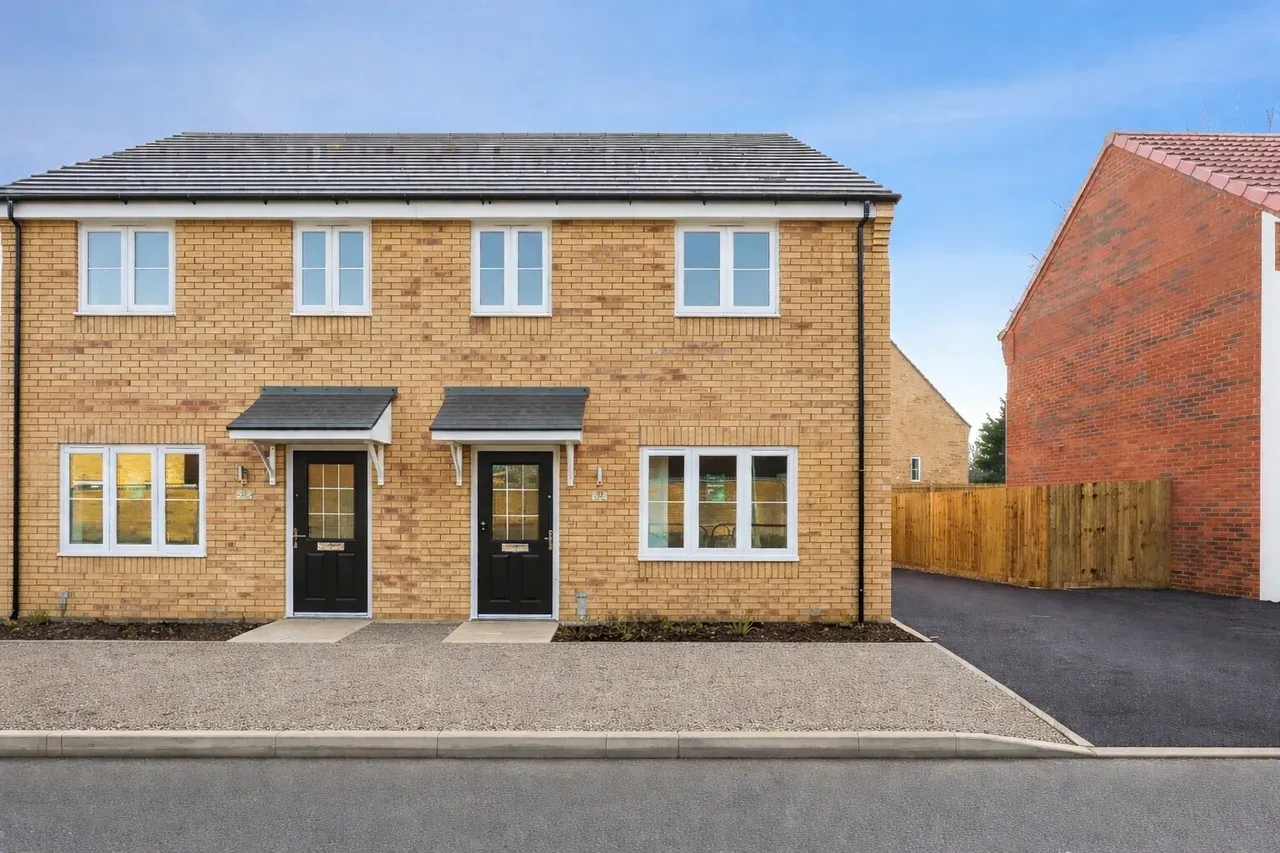 Semi-detached homes exterior