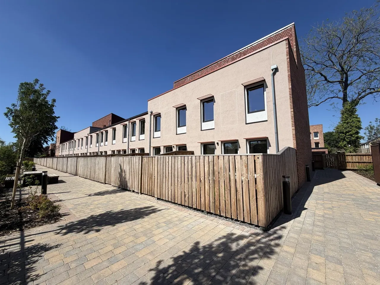Terraced homes exterior