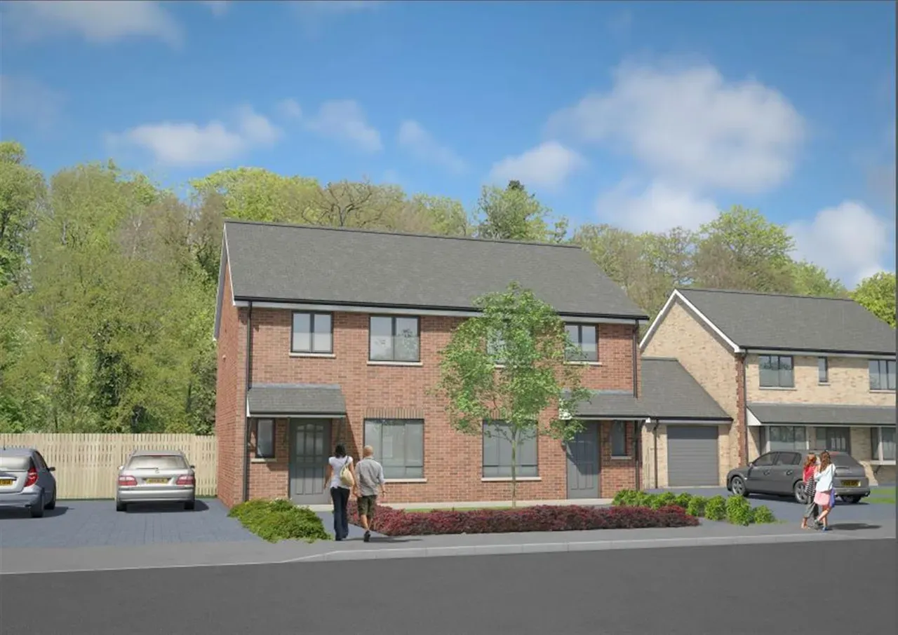 Semi-detached homes CGI