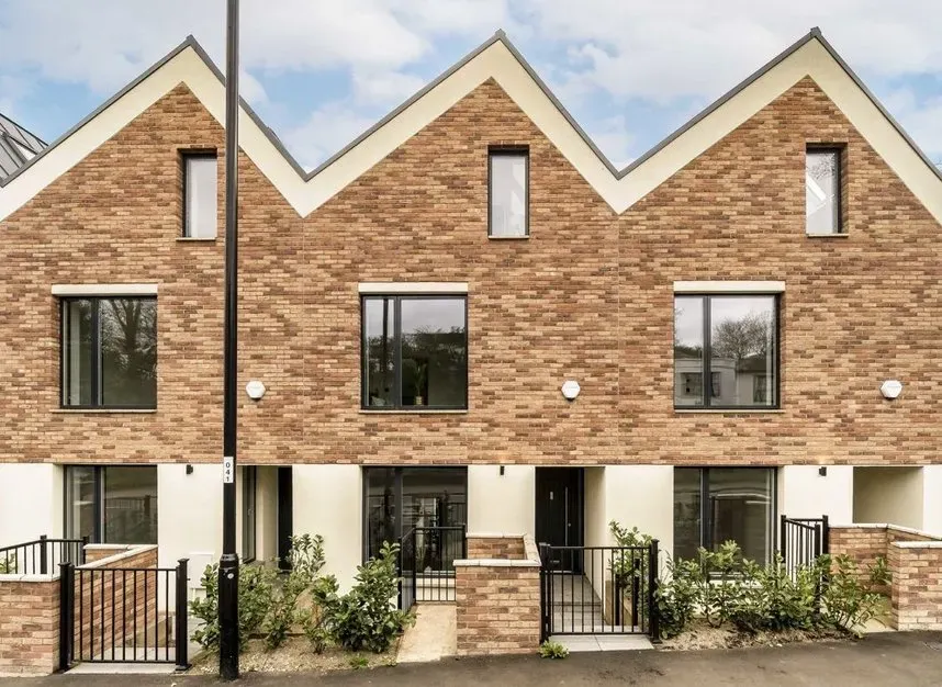 Brick terrace front elevation