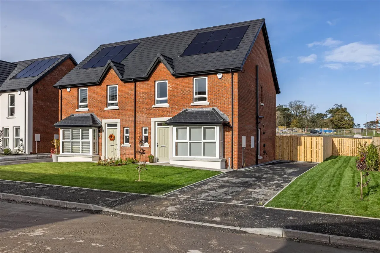 Semi-detached homes exterior