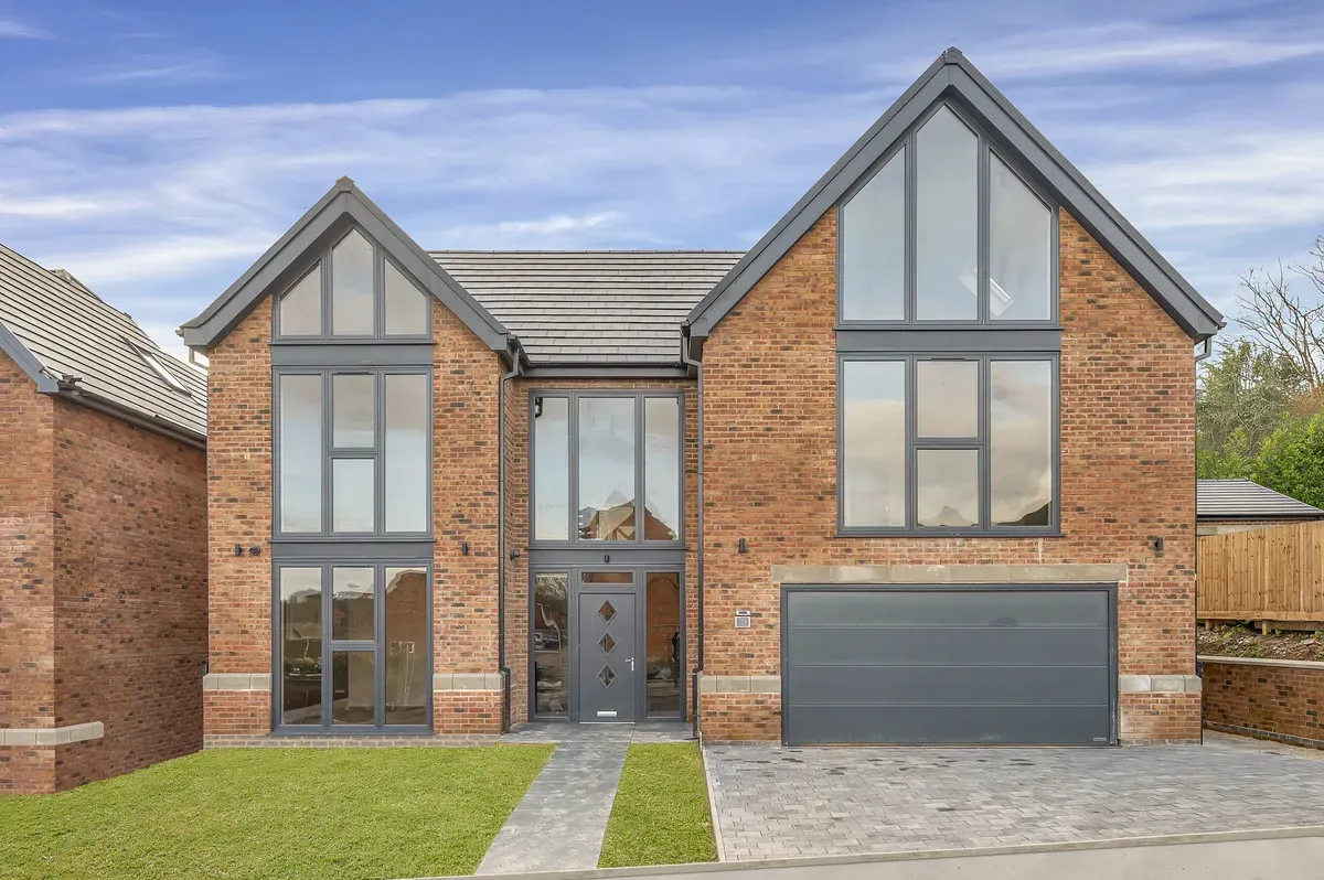 Front facade with garage