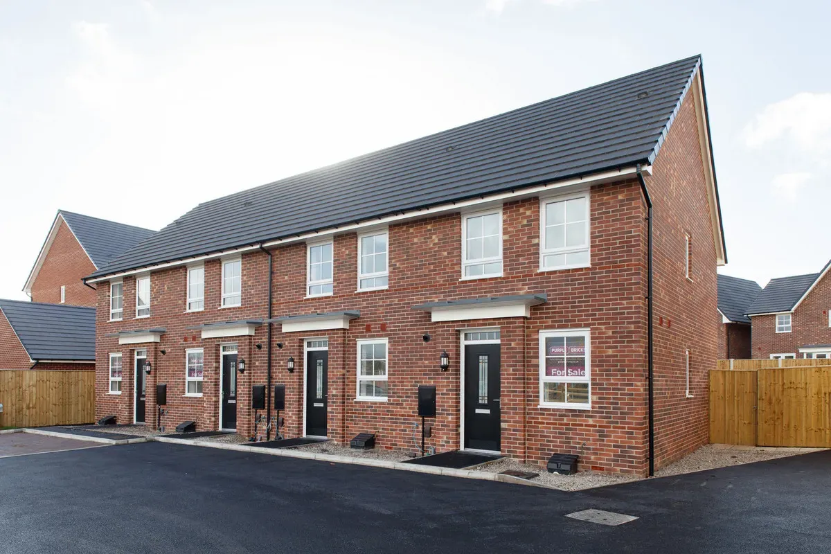 Terraced homes exterior