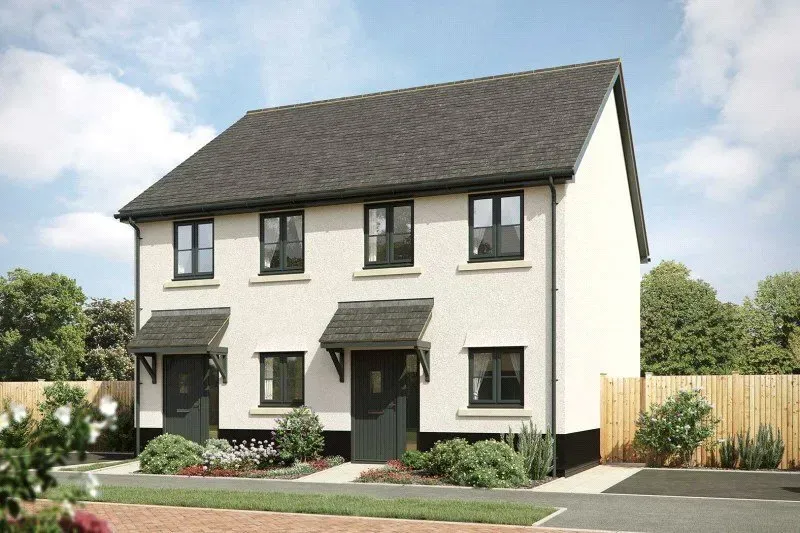 Semi-detached homes exterior