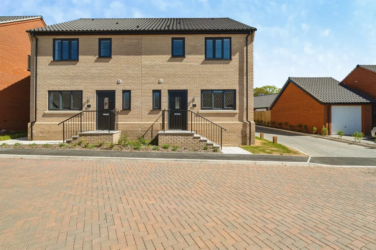 Semi-detached homes exterior