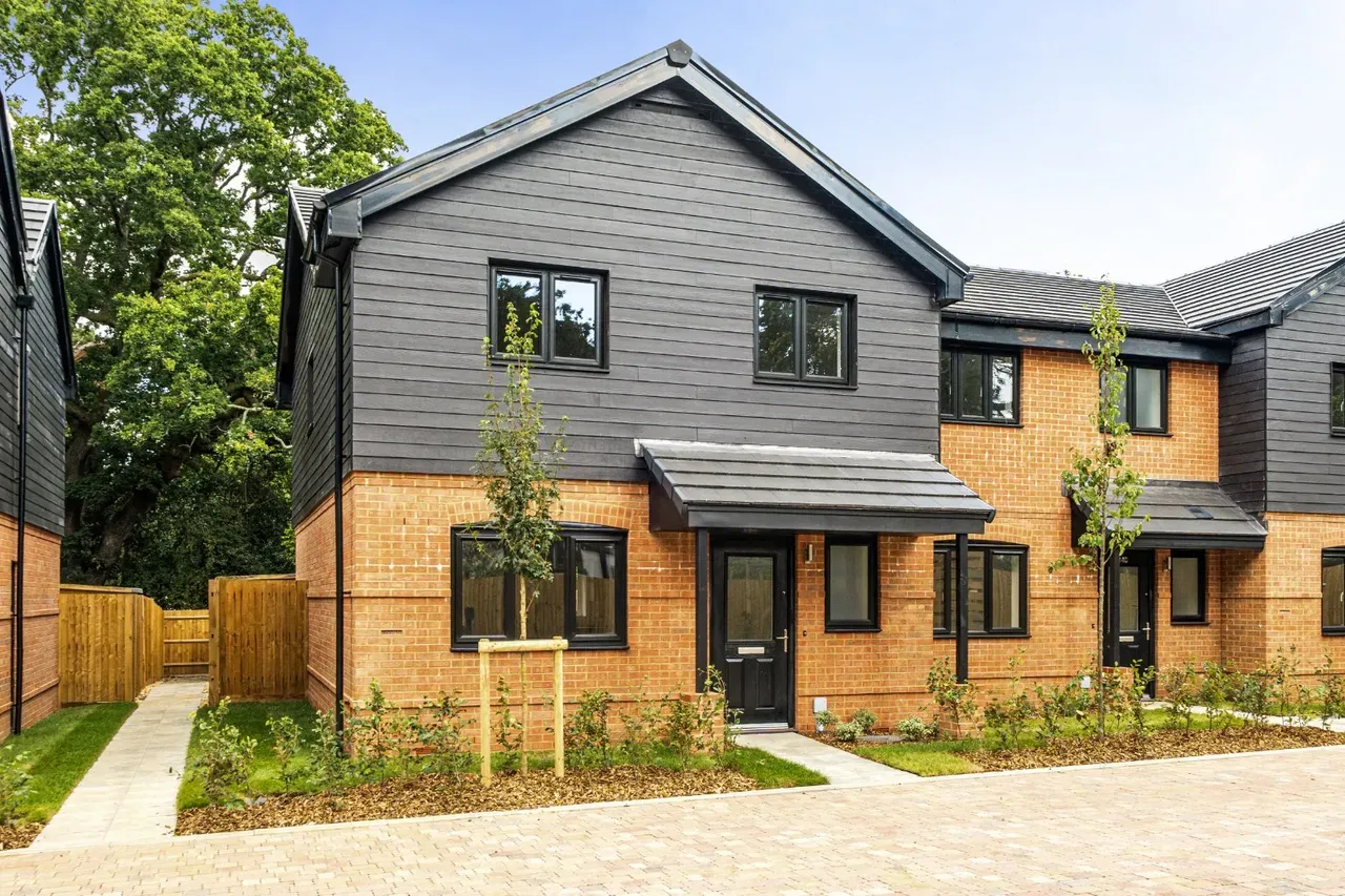 Semi-detached homes exterior
