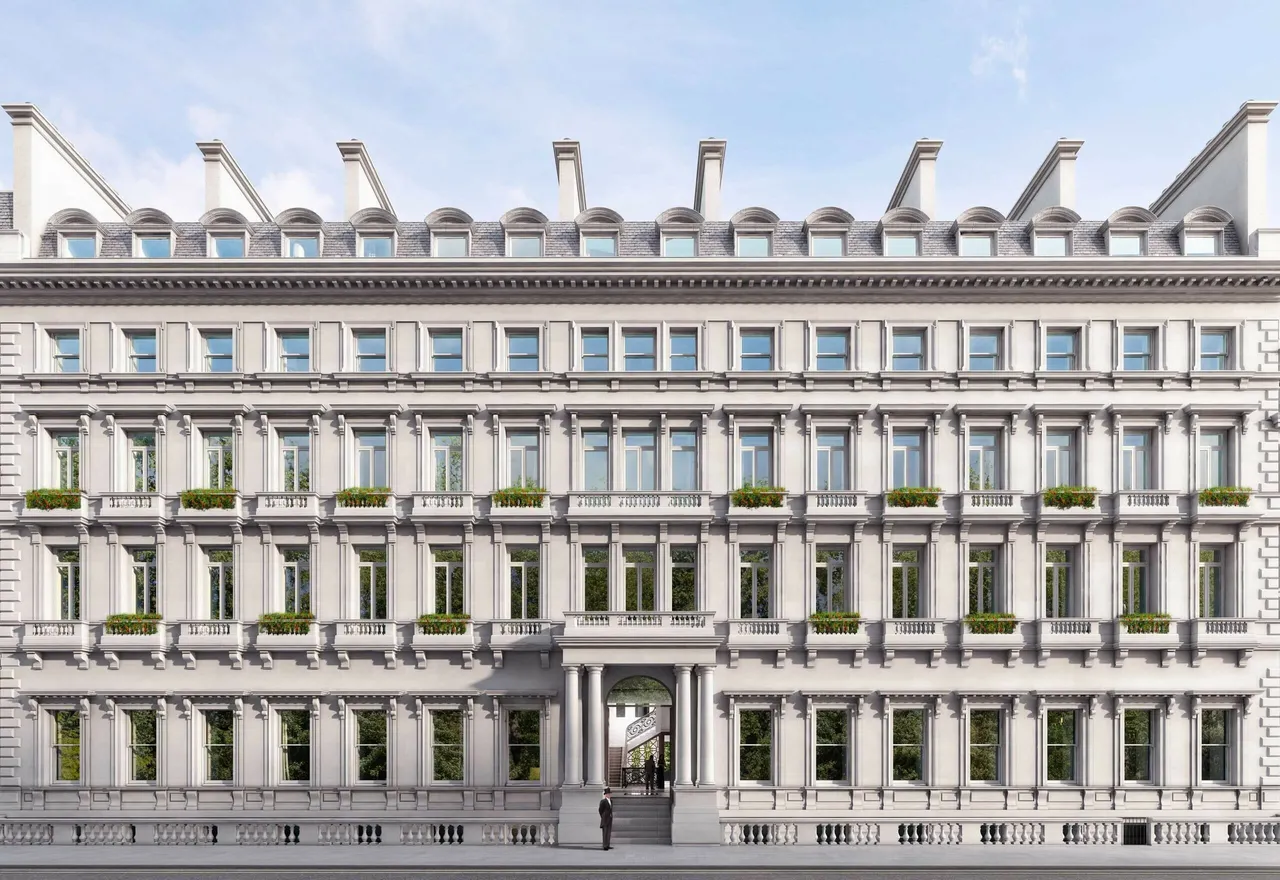 No.1 Palace Street proposed restored façade — CGI