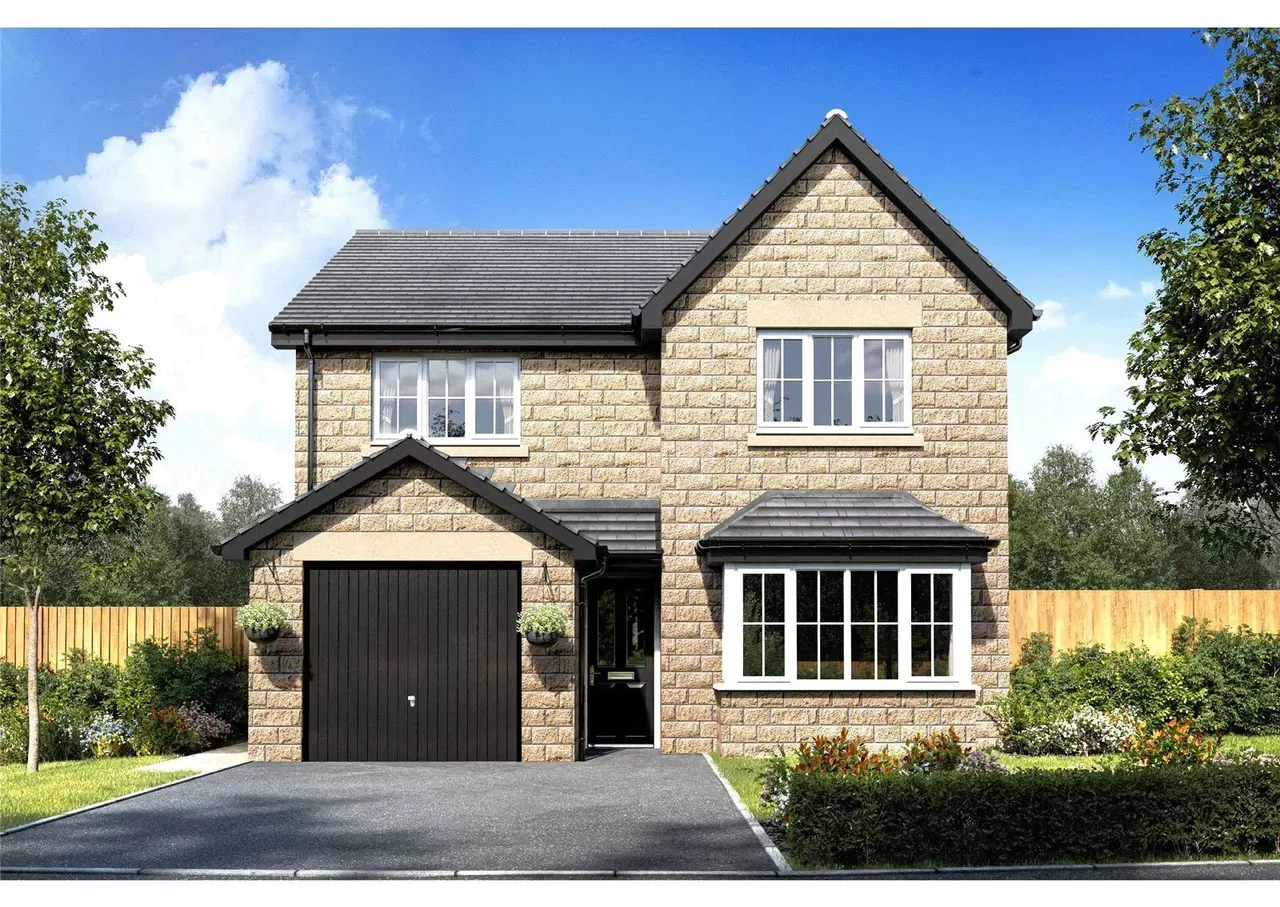 Detached house exterior CGI