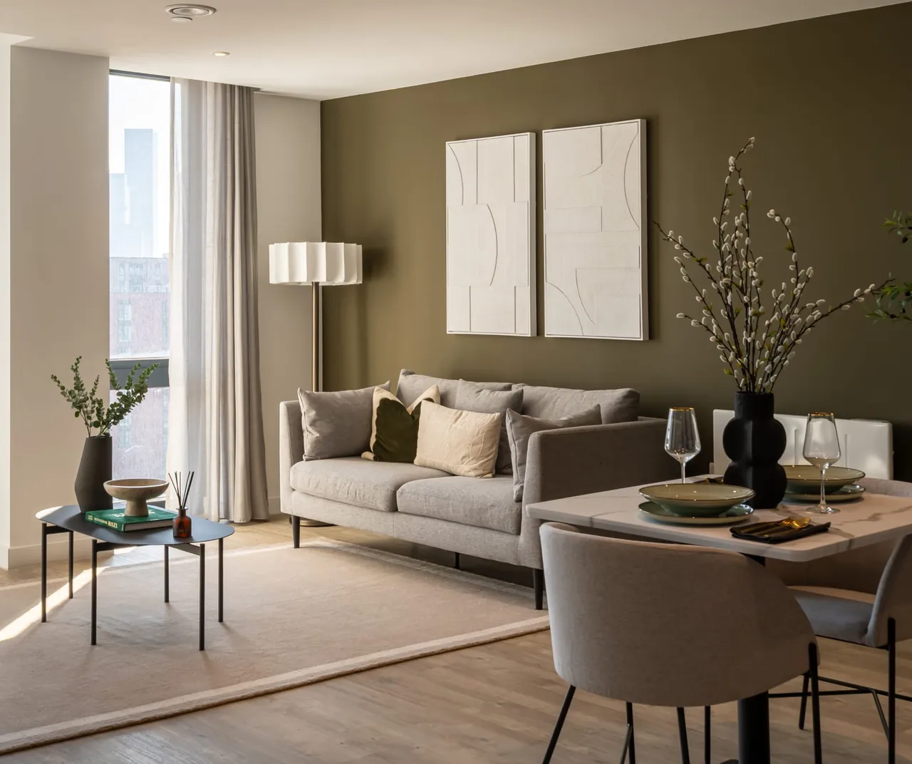 Oldfield Wharf — Living room