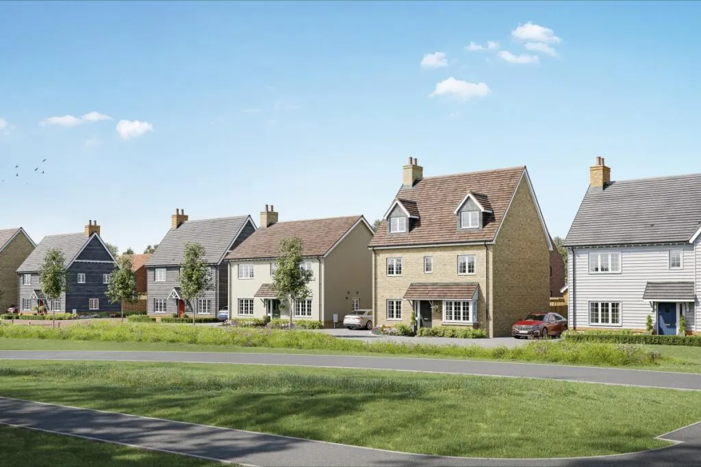 Spinning Fields, Braintree: new homes by Allsop