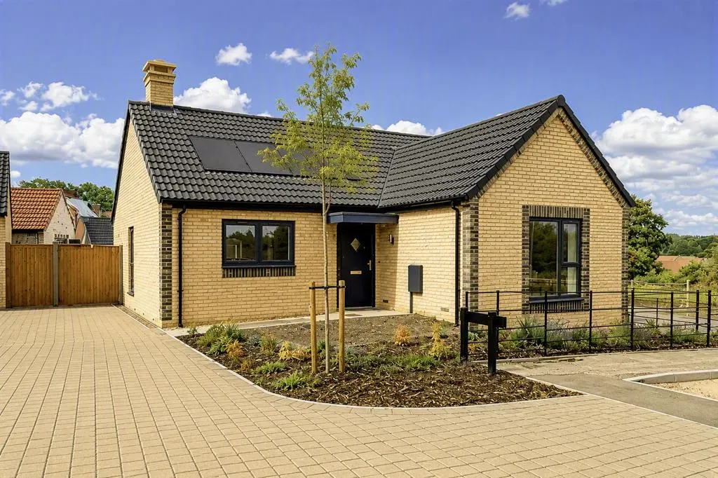 Detached brick bungalow exterior