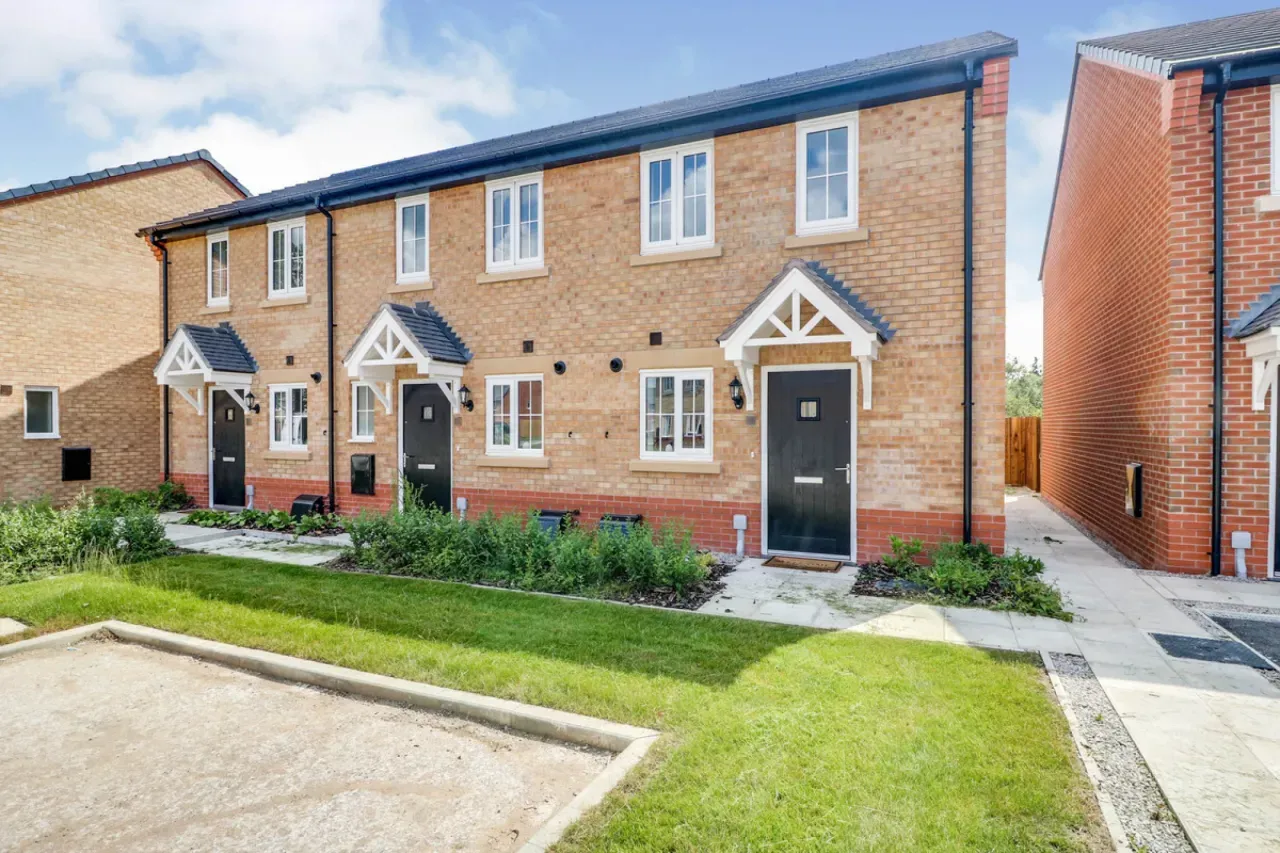 Semi-detached homes exterior
