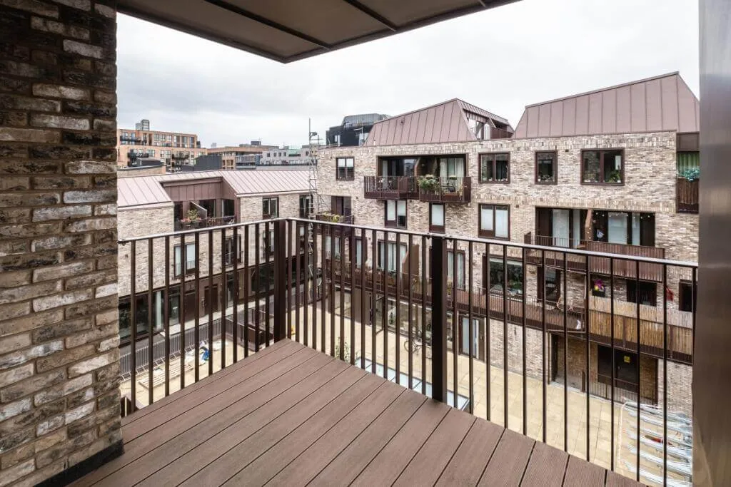 The Gransden — Balcony and courtyard-facing buildings