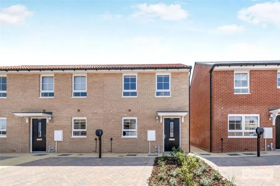 Buff brick terrace exterior
