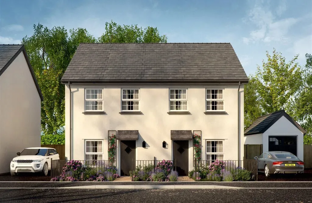 Semi-detached exterior render