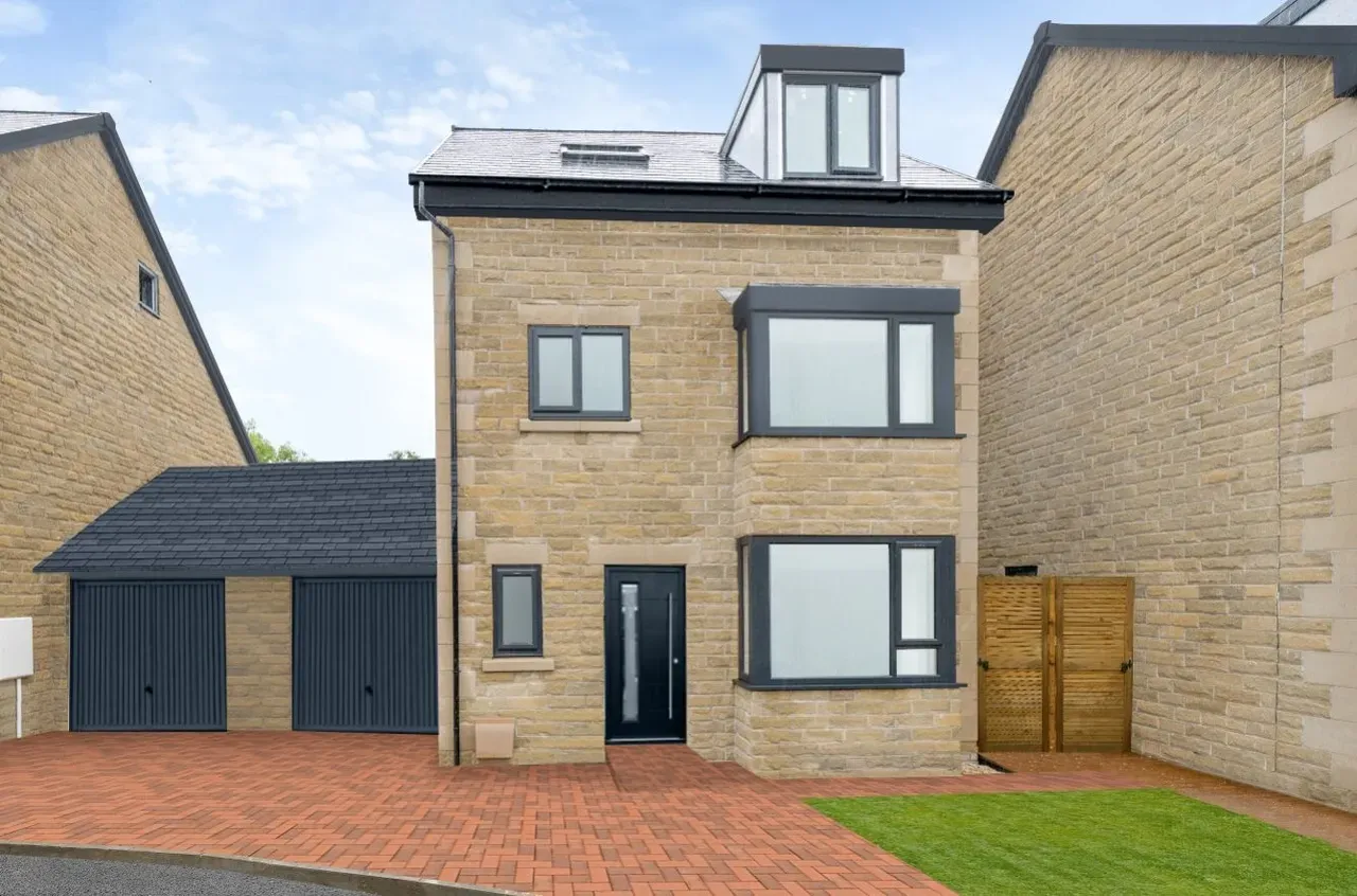 Stone-fronted detached home