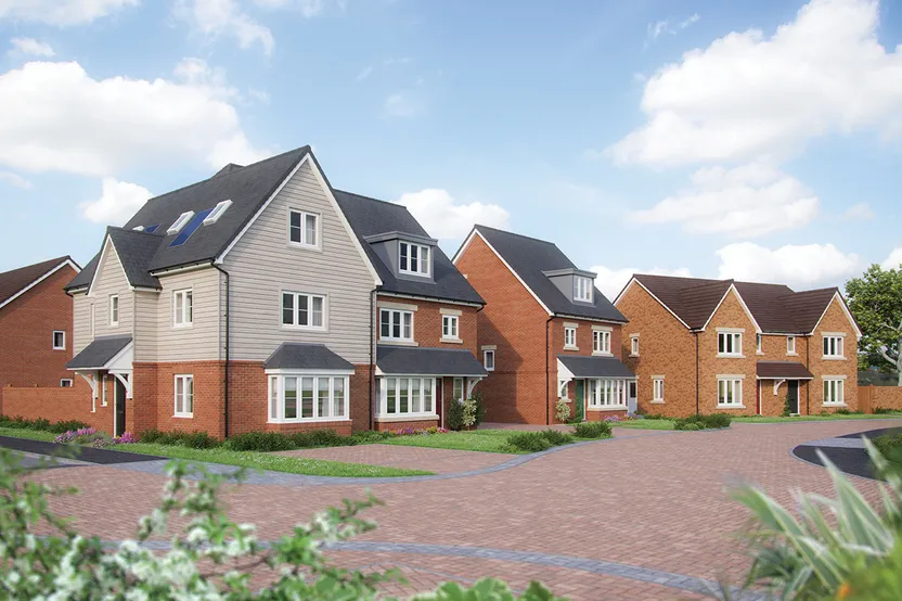 Albany Park, Church Crookham: new homes by Bovis Homes