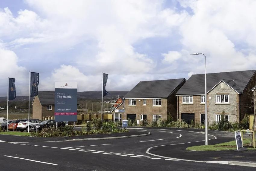 The Hamlet, Pontyclun: new homes by Charles Church