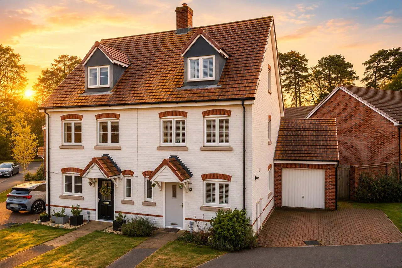 3 bed house for sale — Charlie Brown Road, Burghfield Common, Reading, Berkshire, RG7 3FB