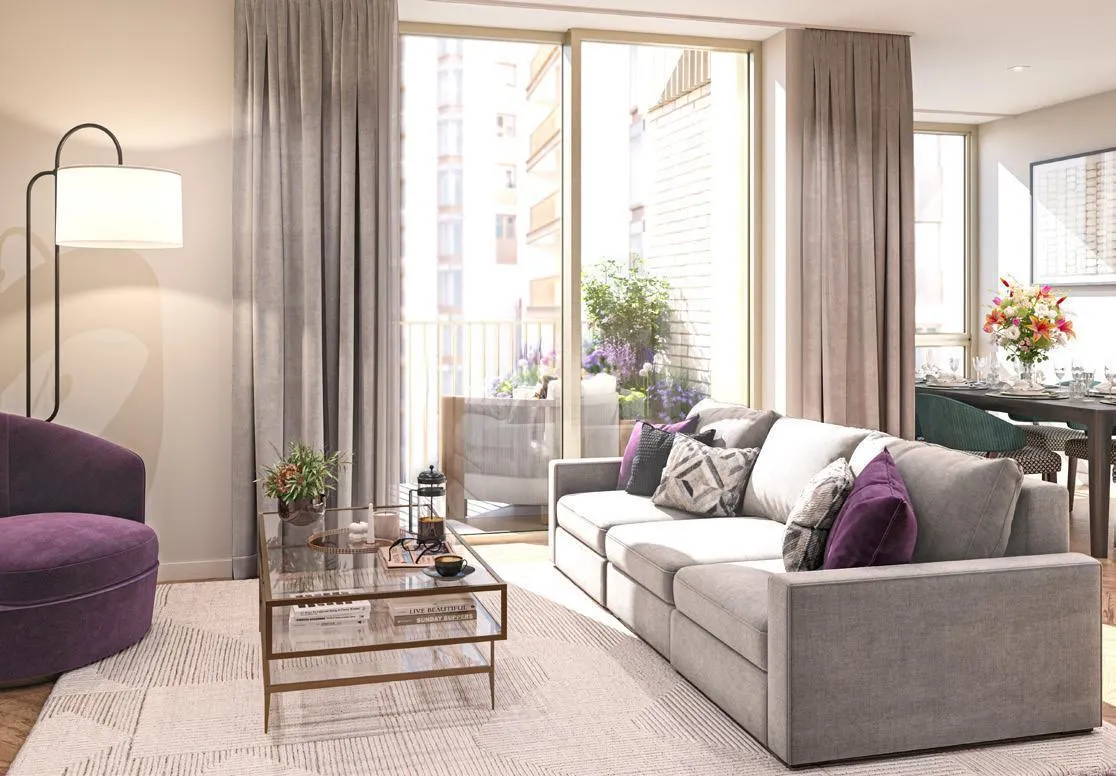 1 bed flat for sale — King's Road Park, London, SW6