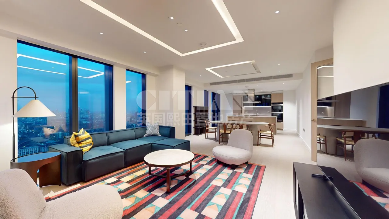 3 bed flat to rent, Nine Elms Lane, London, SW8