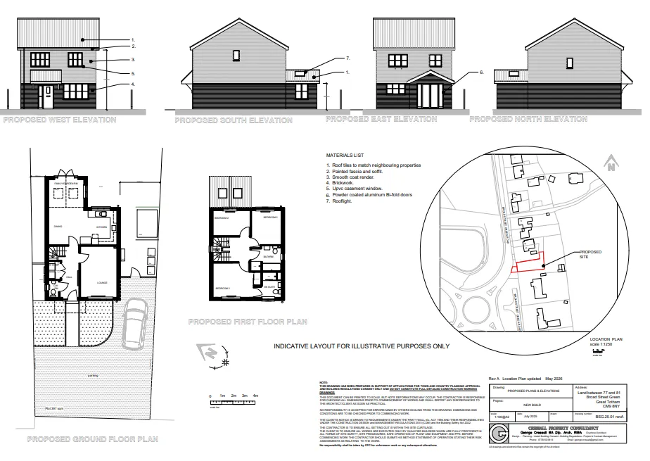 Land between 77 & 81 Broad Street Green Road, Great Totham, Maldon, Essex, CM9 8NY, photo 3