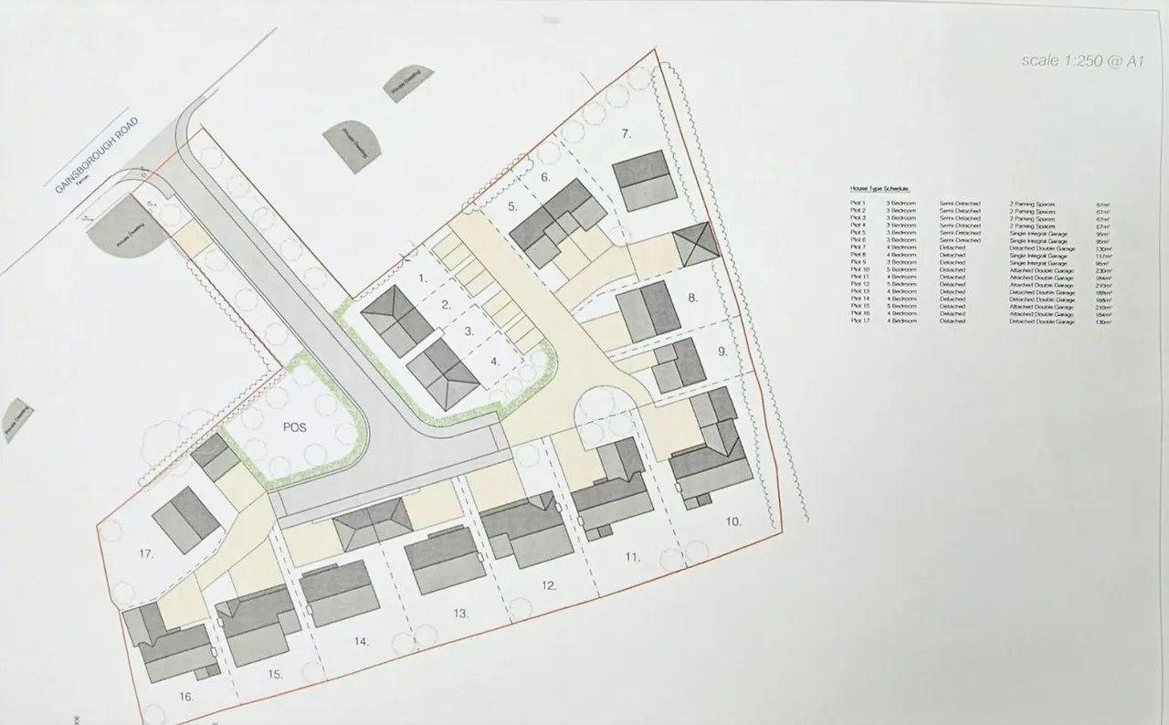 land residential for sale, Gainsborough Road, Scotter, DN21