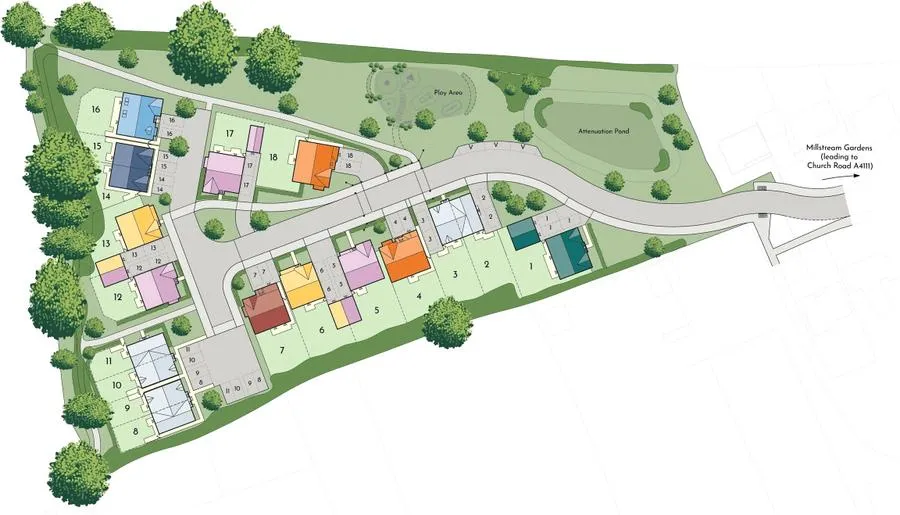 Millstream Gardens, St Mary's Meadow, HR3, photo 21