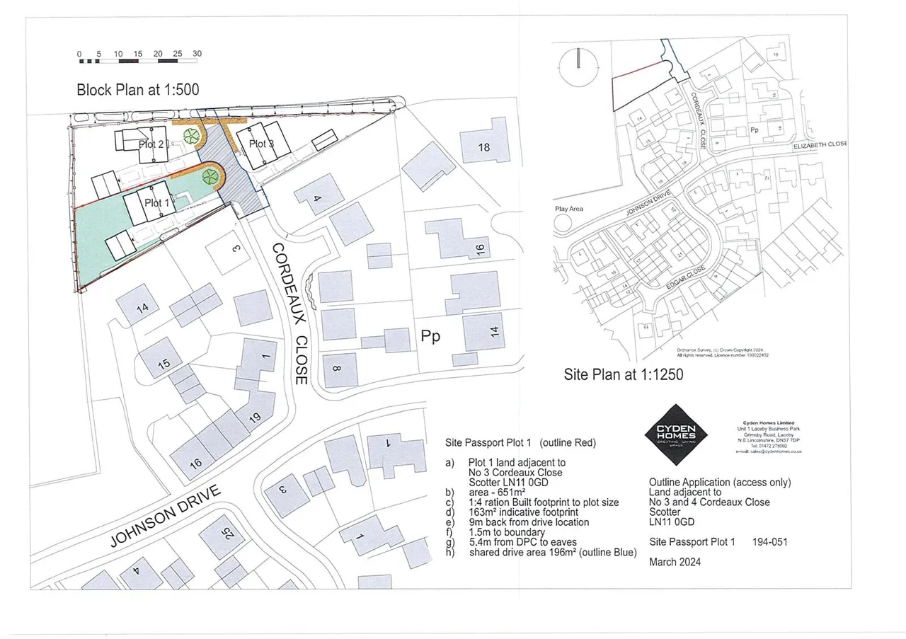 land for sale, Cordeaux Close, Scotter, DN21