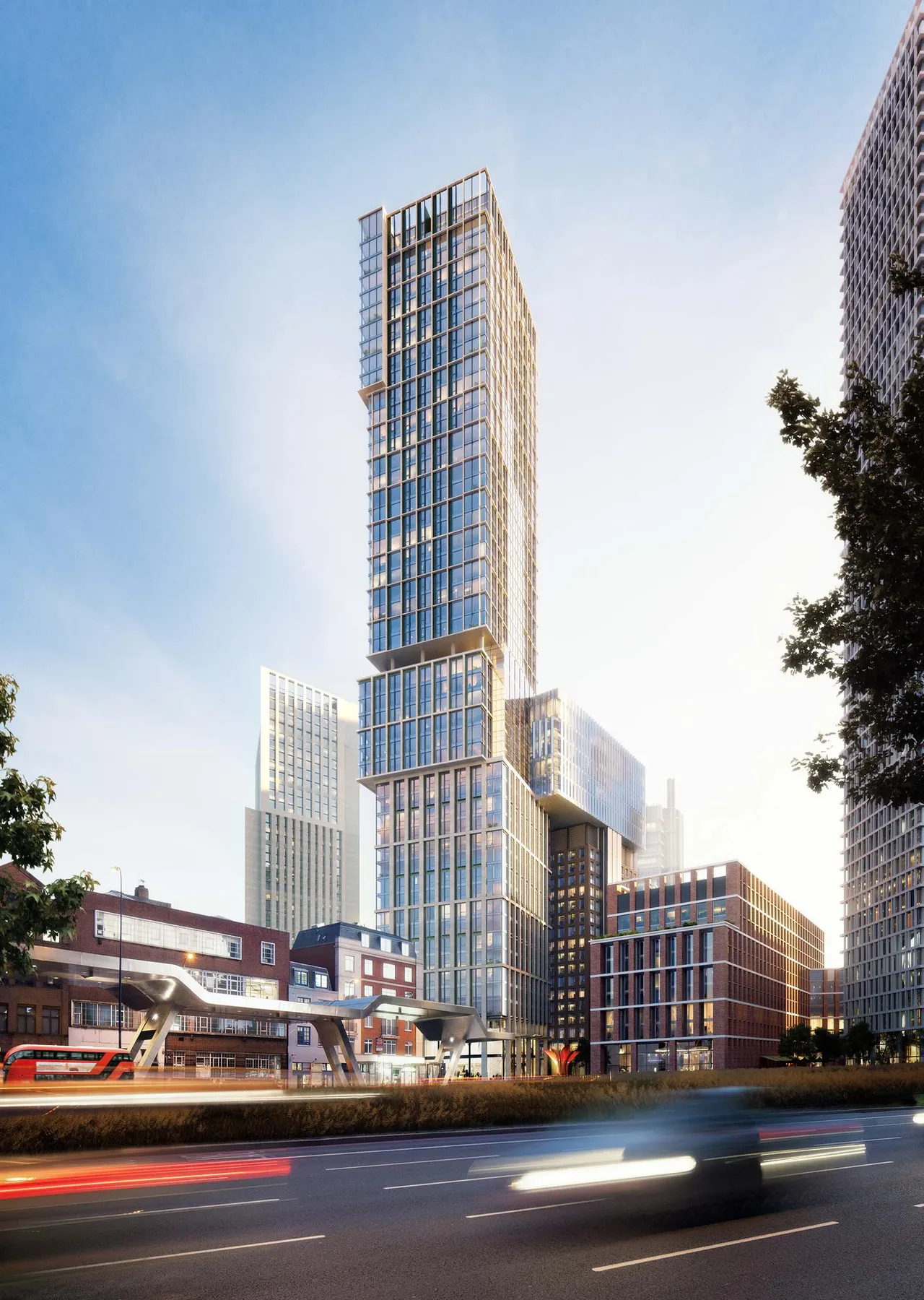 2 bed flat for sale, Damac Tower, Nine Elms, SW8