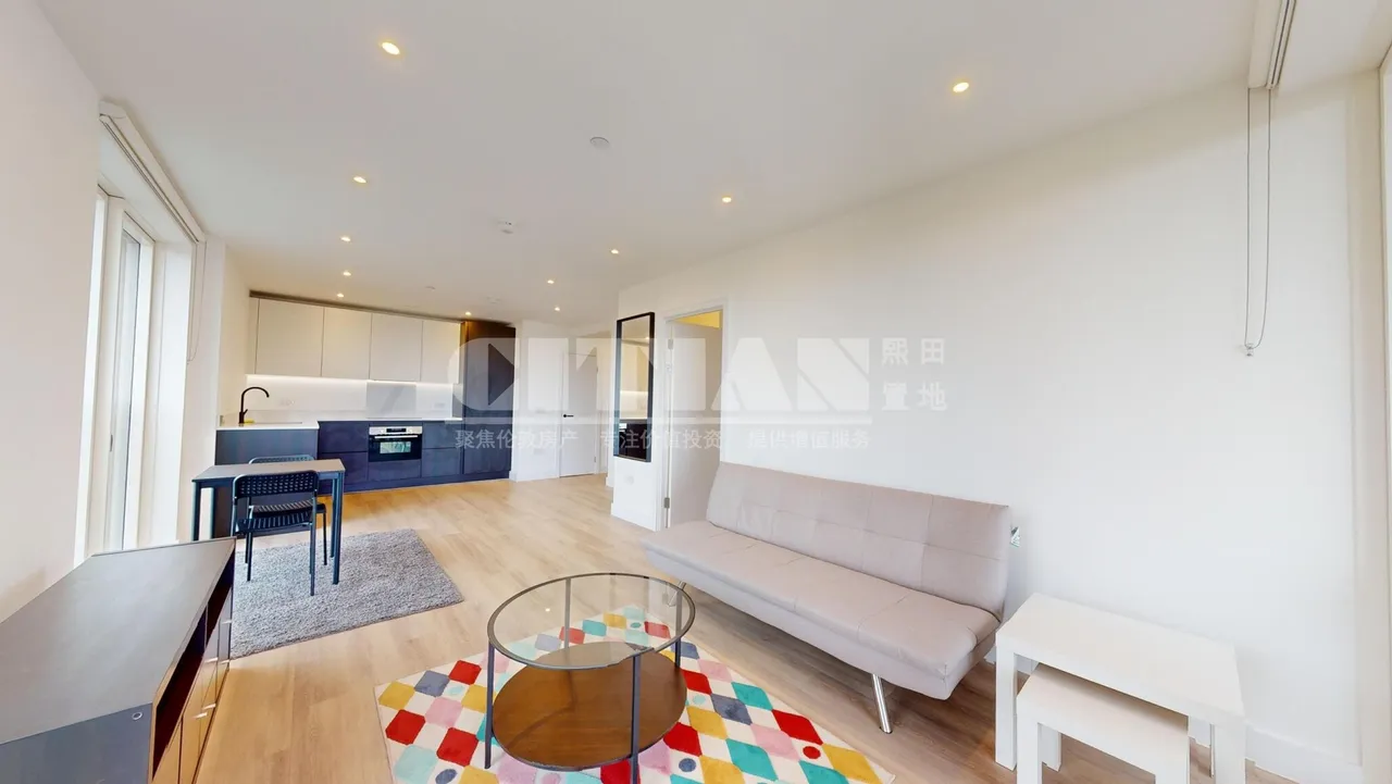 1 bed flat to rent, Silverleaf House, Acton, W3