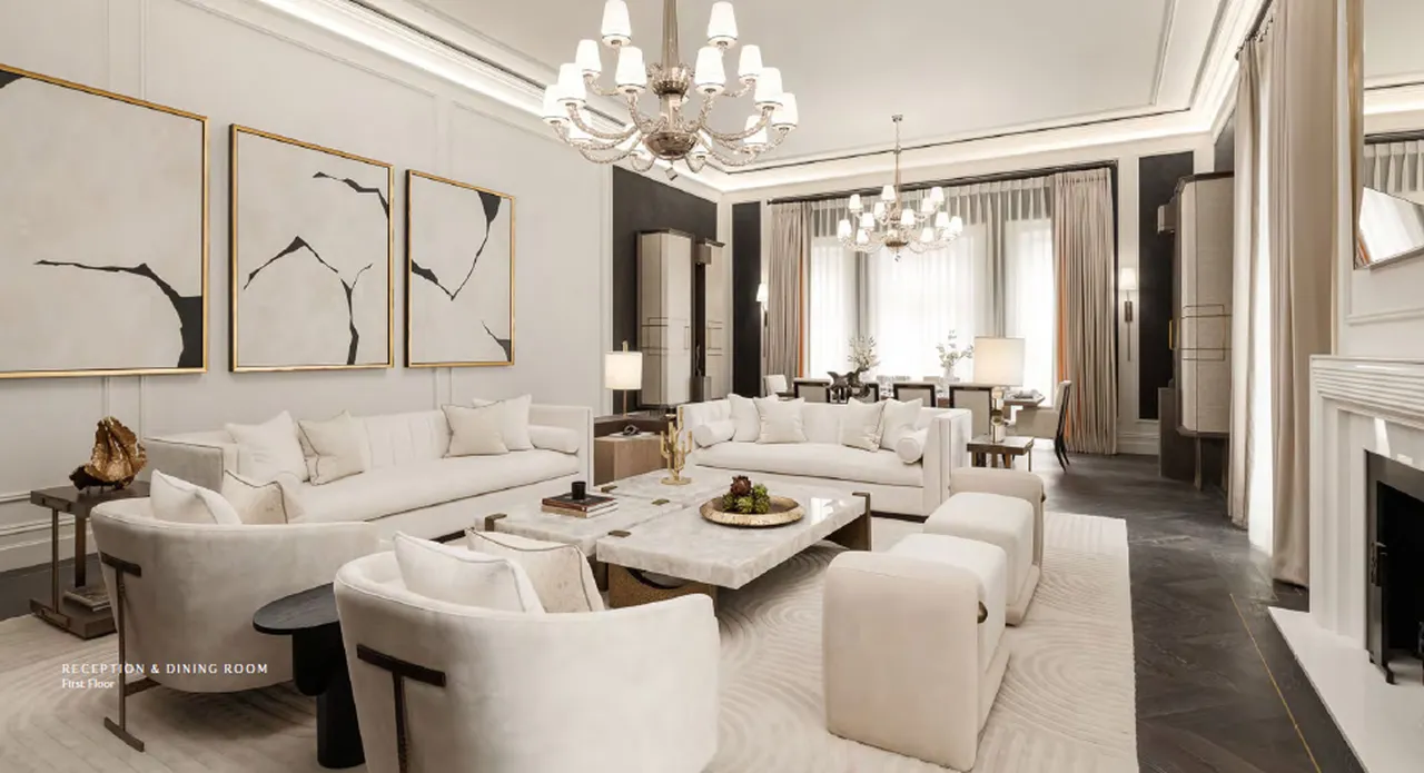 4 bed flat to rent — The Grand Apartment, Walton House Residences, Pont Street, London, SW1