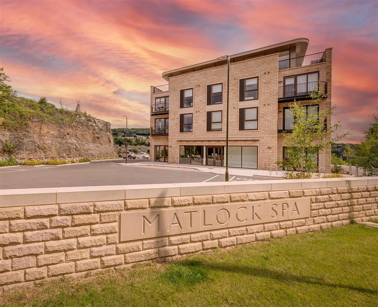 2 bed flat to rent — Spa Villas, Matlock Spa, Matlock, Derbyshire, DE4 3ST