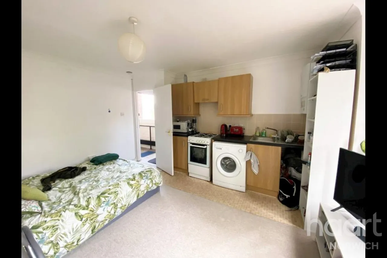 1 bed flat to rent, Cricket ground Rd, NR1