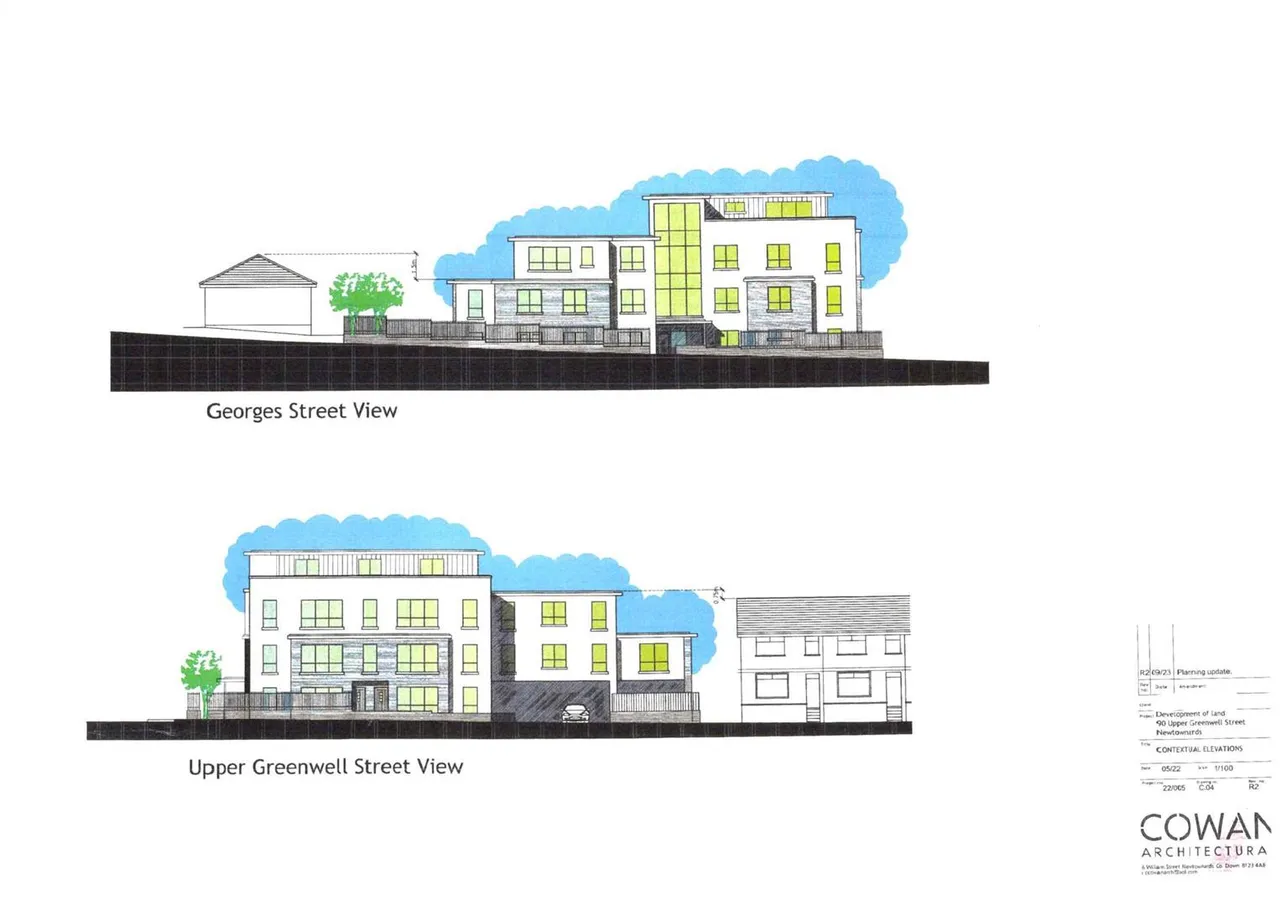 site for sale, Upper Greenwell Street, Newtownards, BT23