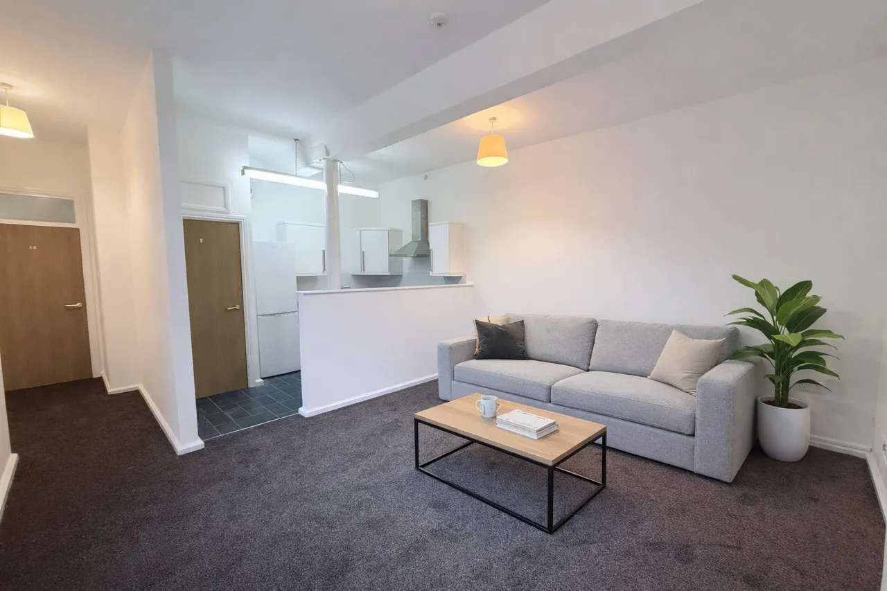 2 bed flat to rent, Short Hill, Lace Market, NG1