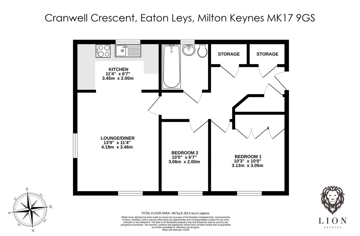 Cranwell Crescent, Eaton Leys, MK17, photo 19