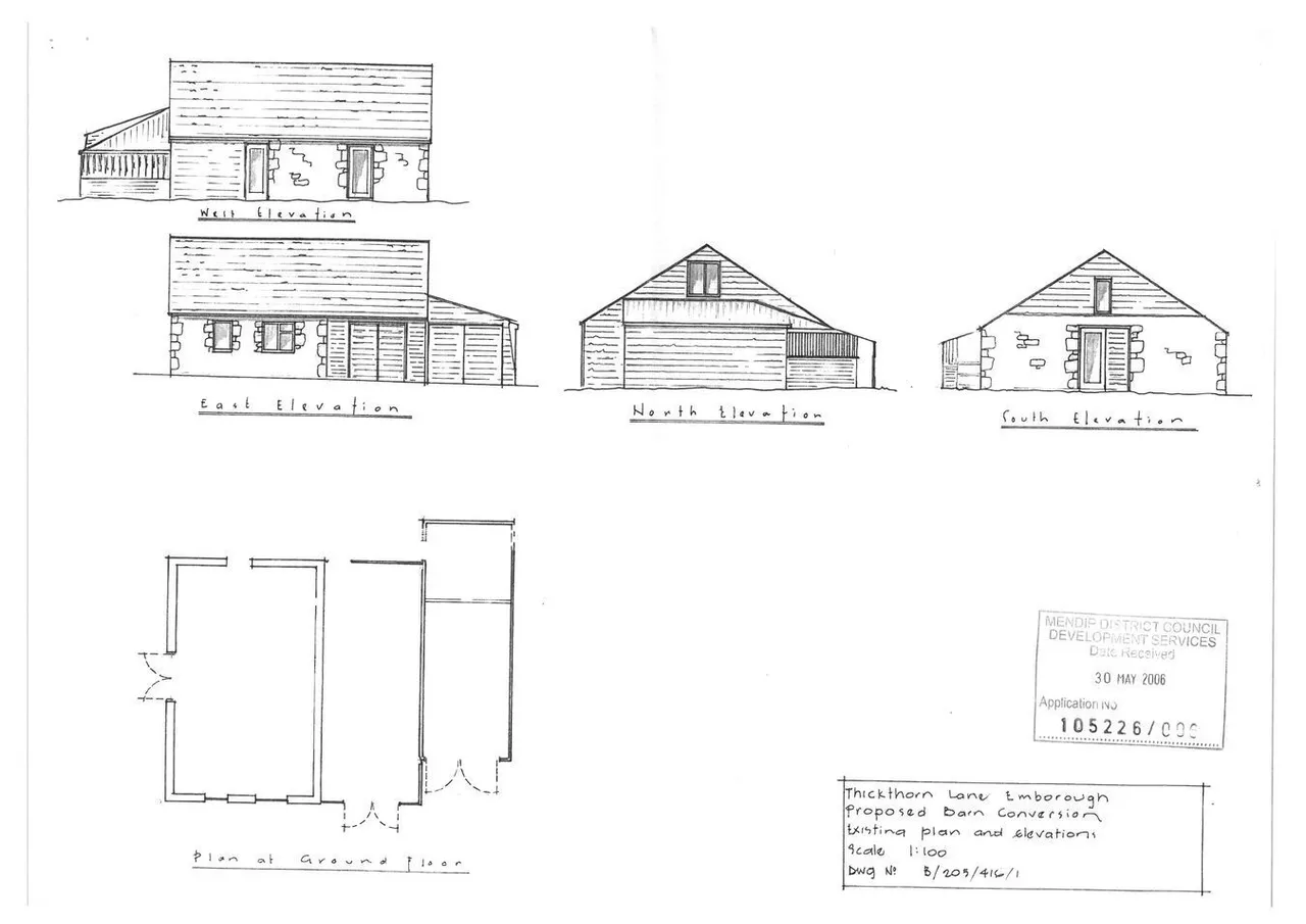 Barn at Thickthorn Lane, Chilcompton, BA3, photo 22