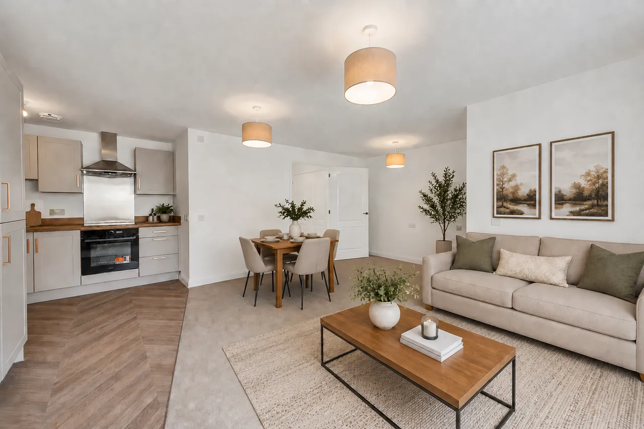 1 bed flat for sale — PLOT 62 The Maple, Royal Gardens, Wixams, Bedford, MK45 3RN