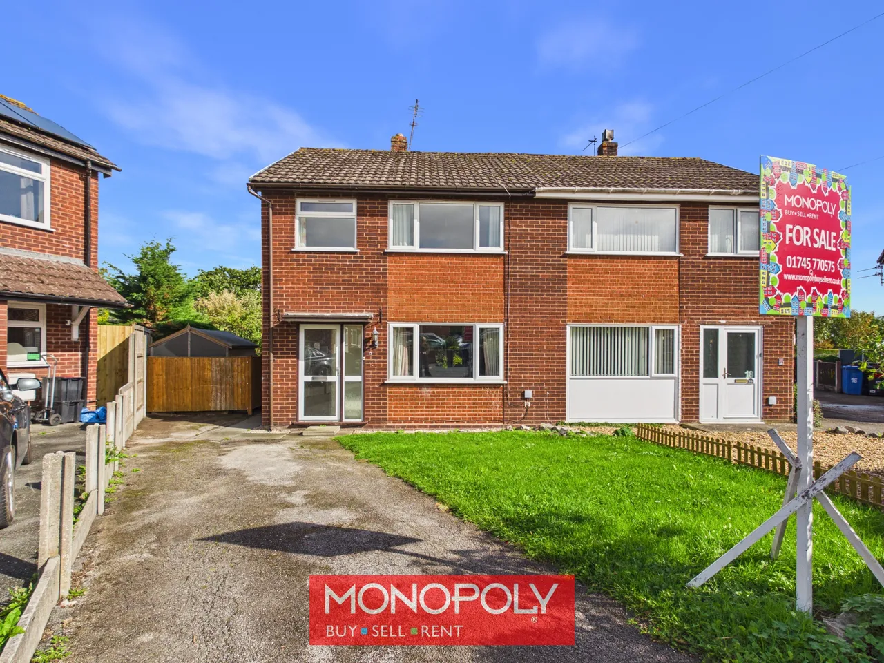 3 bed house for sale, Lon Glyn, Denbigh, LL16
