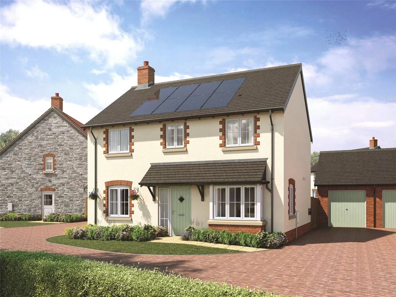 4 bed house for sale — The Burford At Quarry Fold, Gloucestershire, Cromhall, GL12 8AJ
